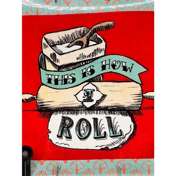 HUGE Certified International "This is How I Roll" Decorative Platter - Picture 2 of 6